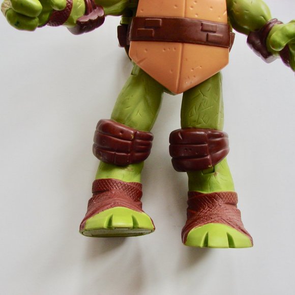 Michelangelo Teenage Mutant Ninja Turtle TMNT 10" Action Figure 2012 Playmates - Picture 4 of 16